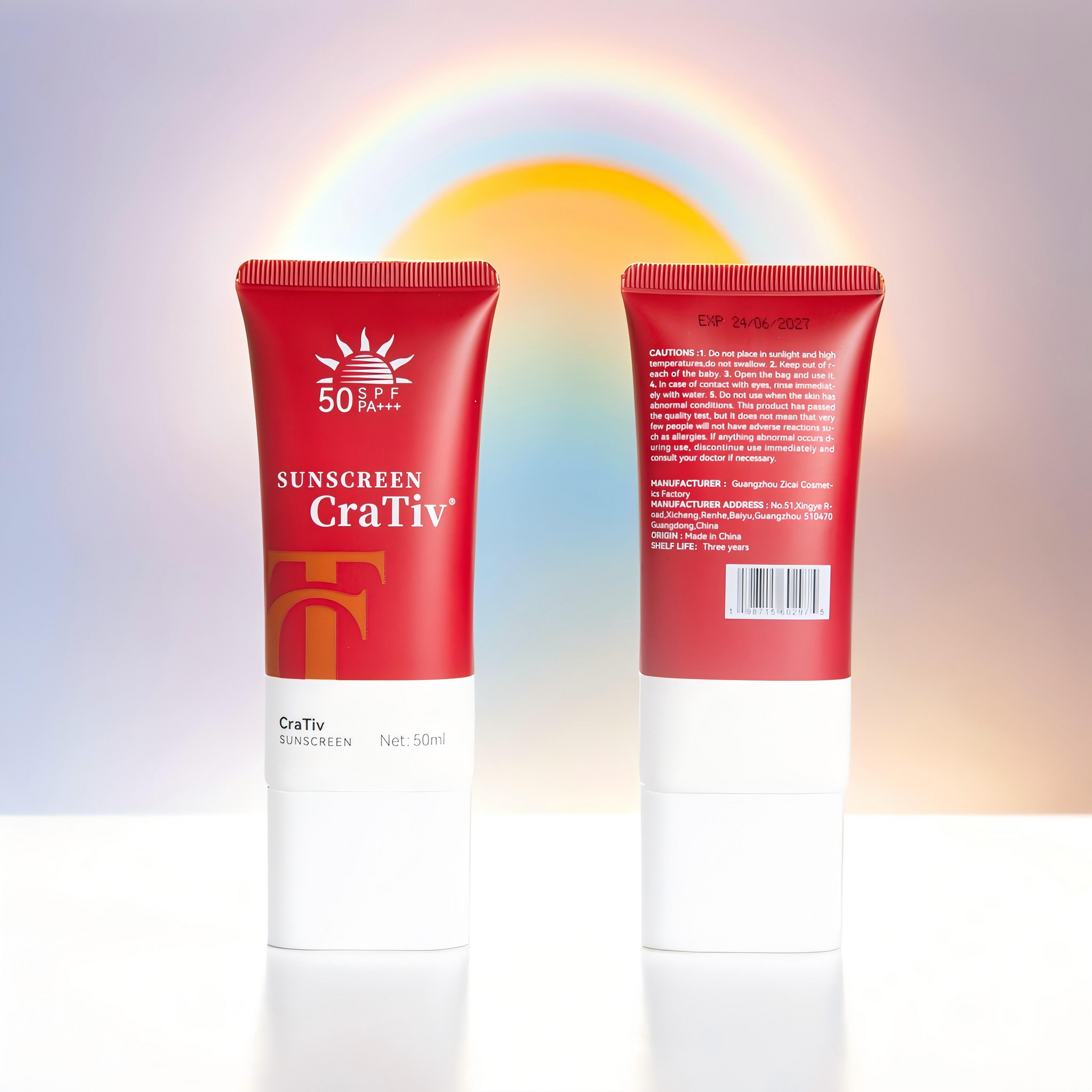 CraTiv Sunscreen 50ml/1.69oz Facial Gentle